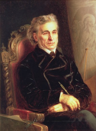 Porträt von Fjodor Bruni (1799-1875), 1871 von Apollinary Goravsky